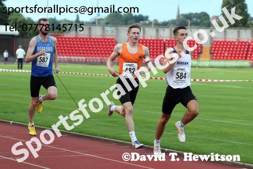 Senior graded 800 metres, 2019 North East Grand Prix, Gateshead Stadium. Photo: David T. Hewitson/Sports for All Pics